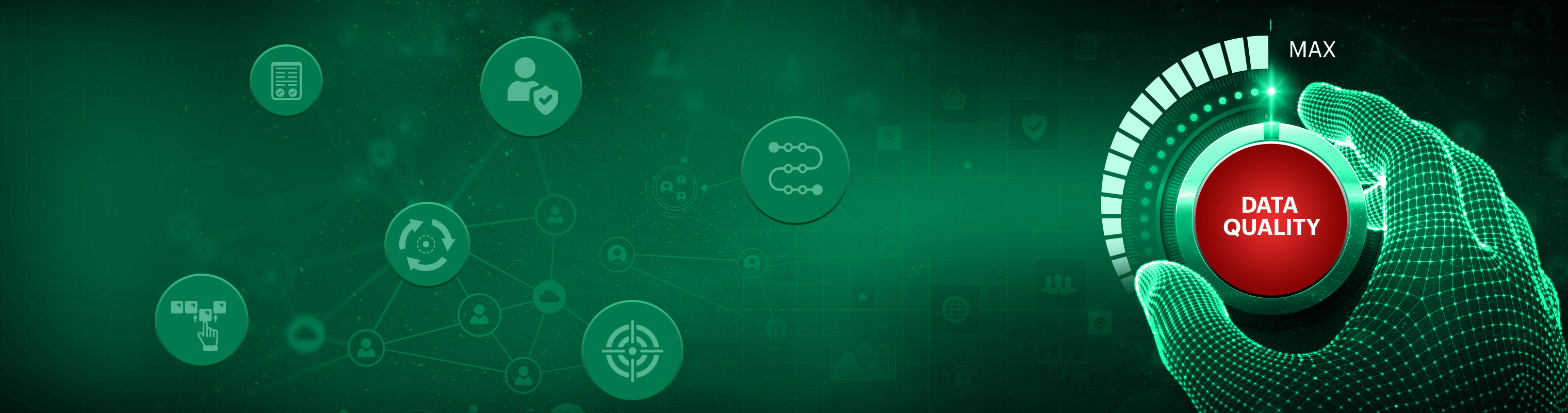 The 6 Dimensions of Data Quality Banner | Amurta